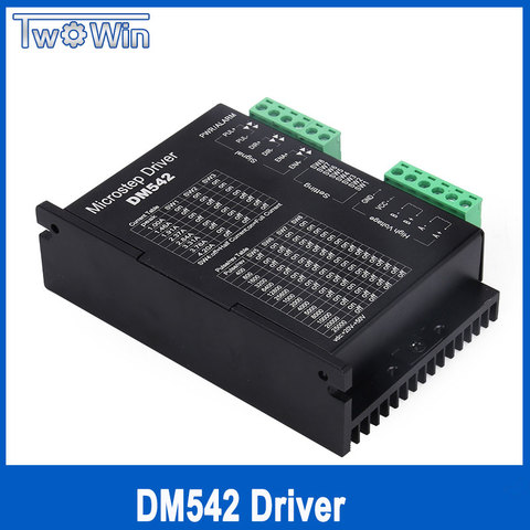 DM542 Stepper Motor Controller Leadshine 2-phase Digital Stepper Motor Driver 18-48 VDC Max 4.1A 57 86 Series Motor Driver W315 ► Photo 1/5