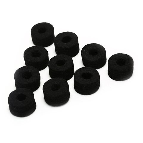 10PCS Drum Kit Cymbal Felt Pads Percussion Accessories Kit Pad Protection Effect for Drum Slices Felt ► Photo 1/6