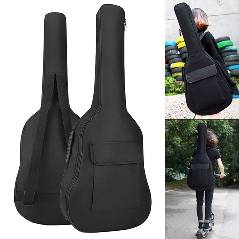 36 Inch Guitar Case Gig Bag Double Straps Oxford Fabric Thickening Soft Cover Waterproof Acoustic Classical Guitar Backpack ► Photo 1/6