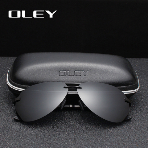 OLEY Brand Polarized Sunglasses Men Classic pilot sun glasses Driving anti-glare UV400 goggles For Men women YA541 ► Photo 1/6
