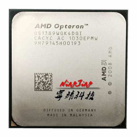 AMD Third Generation Opteron 1389 X4 1389 2.9 GHz Quad-Core CPU Processor OS1389WGK4DGI Socket AM3 ► Photo 1/1