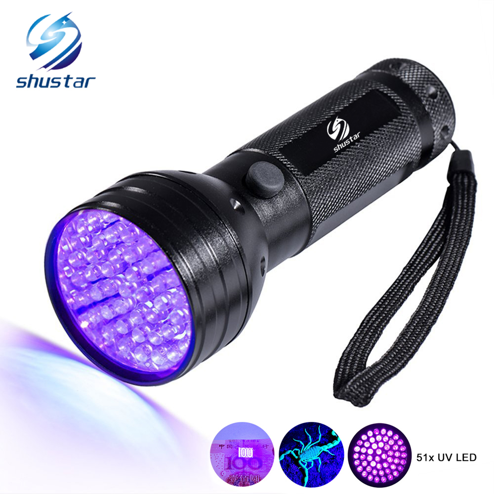 21 LED UV Torch 395nm Ultraviolet Flashlight Blacklight Pet Urine Stain Detector 