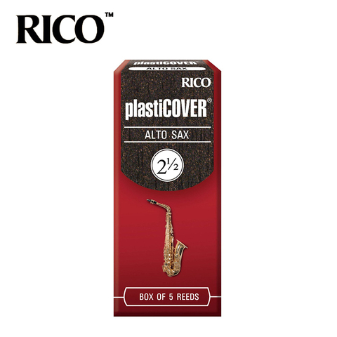RICO Plasticover Alto Eb Vinyl waterproof Sachs reeds / Alto Sax Reeds 2.5#, 3.0#,3.5# Box of 5 Free Shipping ► Photo 1/2