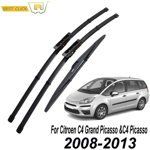 Misima Windscreen Wiper Blades For Citroen C4 Grand Picasso /C4 Picasso 2008 2009 2010 2011 2012 2013 Front Rear Window Set Kit ► Photo 1/6