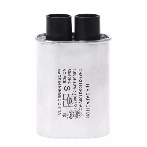 AC 2100V Microwave Oven High Voltage HV Capacitor 0.90μF Replacement Universal ► Photo 1/6