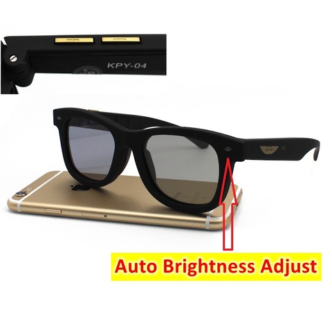 Automatic Adjust LCD Sunglasses Original Design Electronic Liquid Crystal Lenses Brightness Darkness Adjustable Driving Outdoors ► Photo 1/6
