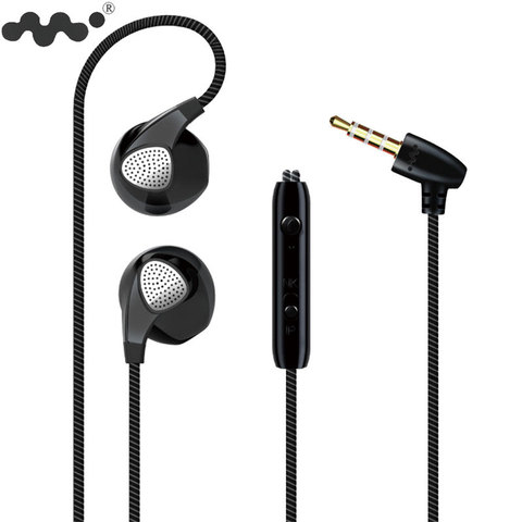 Moblie Earphone For iPhone 6 6S 5S Earphones With Microphone 3.5mm Jack Bass Headset For iphone 4 5 6 Xiaomi Sony Sport Earbuds ► Photo 1/6