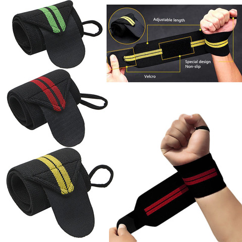 Weight Lifting Strap Fitness Gym Sport Wrist Wrap Bandage Hand Support Wristband ► Photo 1/6