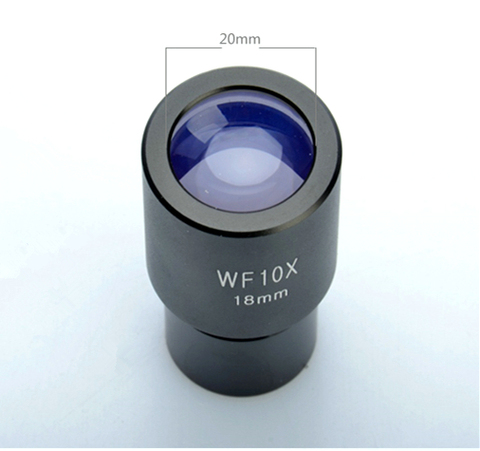 Wide Field Eyepiece WF10X 18mm Microscope Wide Angle Eyepiece 23.2mm Mounting Interface Eyepiece for Biological Microscope ► Photo 1/1