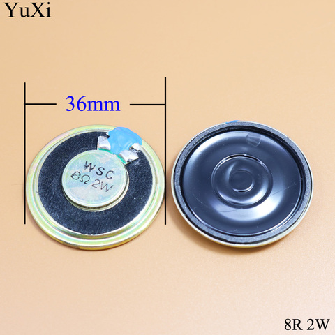 YuXi 2W Loudspeaker 36MM 8 Ohms 8R 8Ohm Mini Round Speaker Diameter Thickness 5MM Small Horn Doorbell Speaker ► Photo 1/3