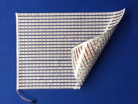 WS2813 addressable 30*30 pixels RGB full color flexible LED Pixel Panel Light;DC5V input ► Photo 1/1