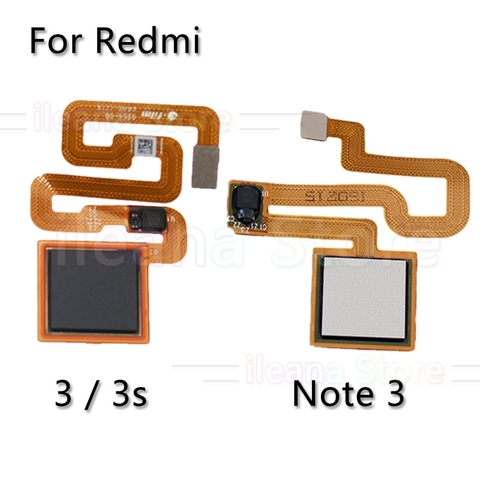Original Back Home Button Fingerprint Sensor Flex Cable For Xiaomi Redmi Note 3 3s Pro Phone Repair Parts ► Photo 1/3