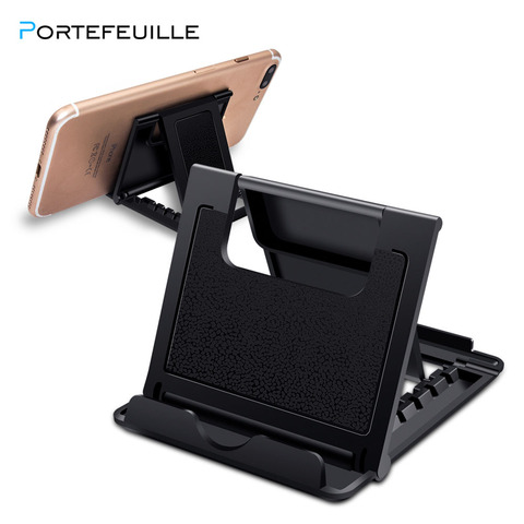 Portefeuille Universal Phone Holder for Samsung Galalxy S8 S9 note 9 Card Stand cell phone Tablet Desktop Plastic desktop Holder ► Photo 1/6