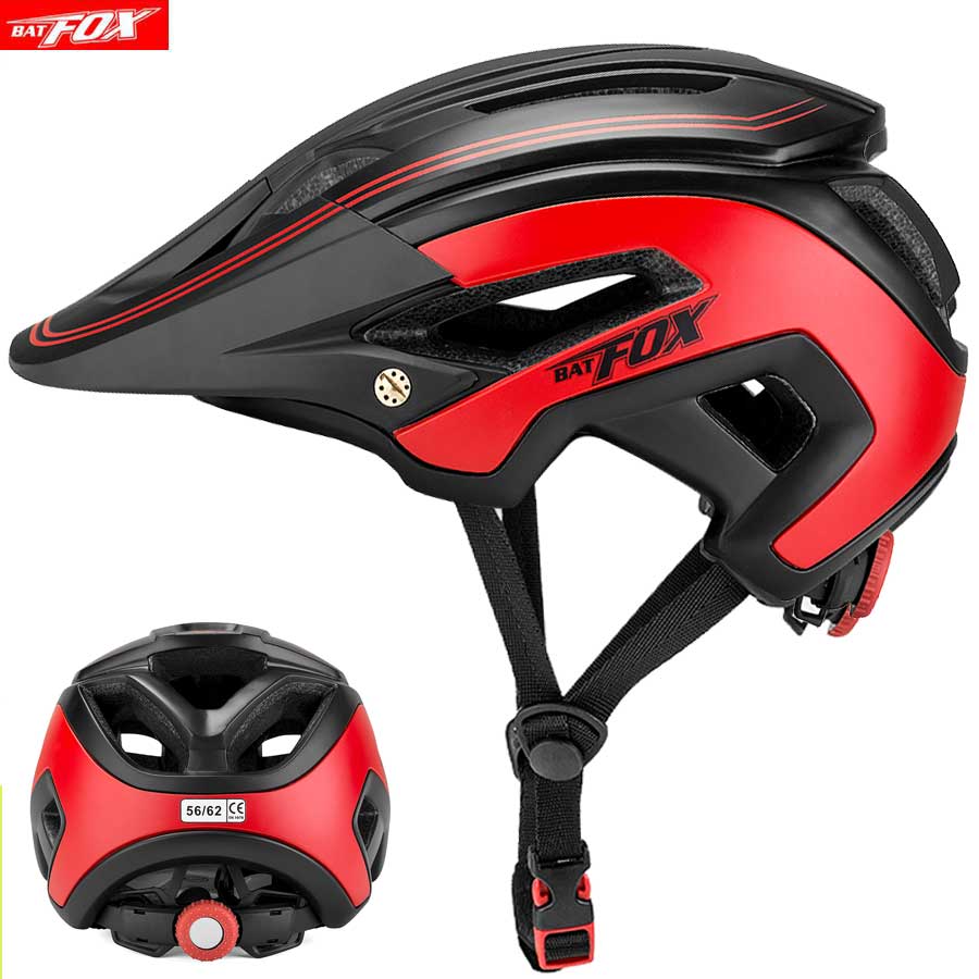 Mens Cycling Helmets Down Hill Bicycle Ultralight Integrally Molded Head Wear 