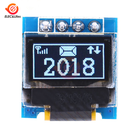 White 0.49 inch OLED Display Module 64x32 0.49