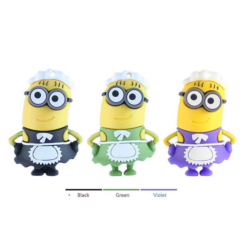 Cute Maid USB Flash Drive 64GB Minions Anime USB  Pendrive Personalizd  32GB Memory Stick 4GB 8GB Memory Stick 16GB Funny Gift - Price history &  Review | AliExpress Seller - Outlet