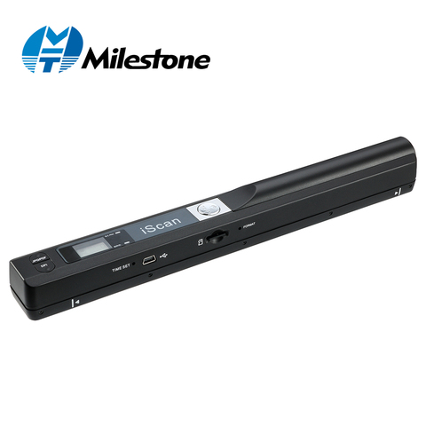 Milestone Scanner Portable Document Scanner 900DPI Iscan Handheld A4 Document Scanner Support JPG and PDF Formate MHT-IScan01 ► Photo 1/5