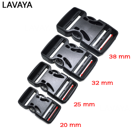2pcs Plastic Dual Adjustable Buckle For Backpack Straps Luggage Outdoor sports bag buckle travel buckle accessories ► Photo 1/6