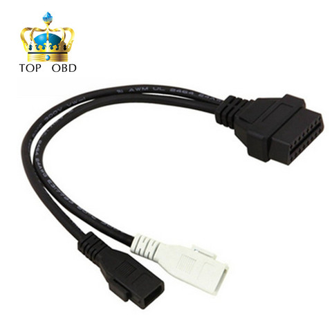 for AU*DI  2+2 to 16 Pin OBD 2 Car Diagnostic Cable 16pin OBD2 for Vag obdii Scanner Tools COM Male CY104-CN ► Photo 1/5