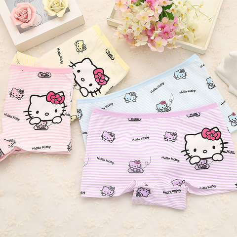 Teenage Girl Underwear Cotton Panties  Cotton Teen Underwear Girl - 4  Pcs/lot Cotton - Aliexpress