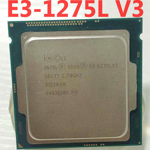 Free shipping E3-1275LV3 2.70GHz Quad-Core 8MB SmartCache E3 1275L V3 HD Graphics DDR3 1600MHz FCLGA1150 TPD 45W ► Photo 1/2