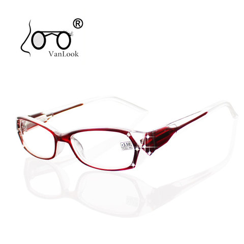 Rhinestone Reading Glasses Women Gafas de Lectura Eyeglass Frames Fashion Spectacles +50 +75 100 125 150 175 200 250 300 350 400 ► Photo 1/6