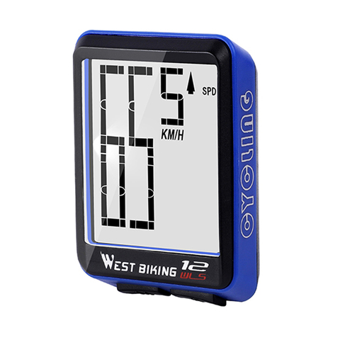 Wireless Bicycle Computer Odometer Speedometer Bike Thermometer Waterproof Speed Distance Time Measure with LCD Backlight ► Photo 1/1