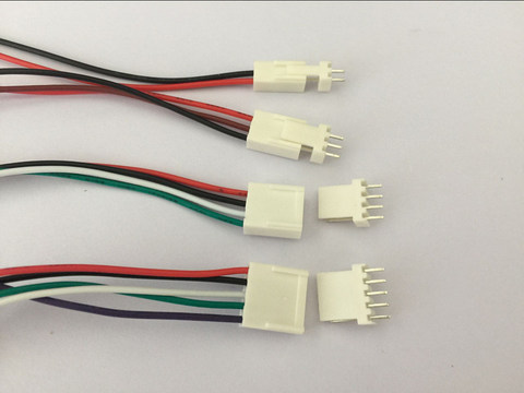 10 SETS 2pin/3pin/4pin/5pin 2.54mm PCB Connector plug with Wires Cables L00MM L150MM L200MM ► Photo 1/3