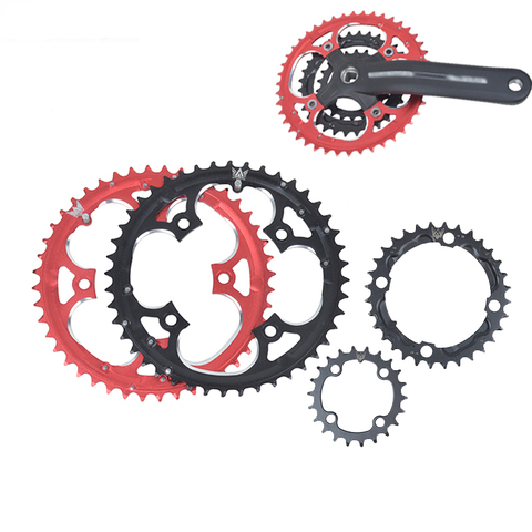 22T 32T 44T   MTB Mountain Bikes Road Bicycles Crank Hollow Repair Crankset Chainrings Tooth Slice Parts ► Photo 1/6