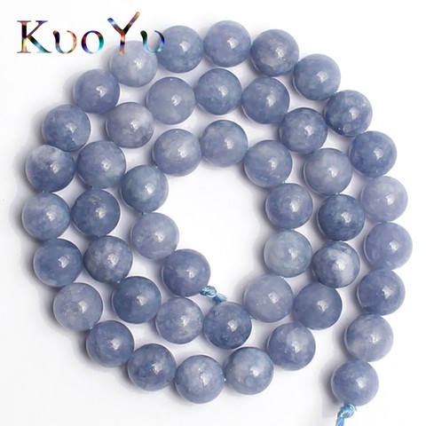 Natural Stone Angelite Beads Loose Spacer Beads For Jewelry Making 15inche 6 8 10 12mm Diy Bracelets Pendant Necklace Wholesale ► Photo 1/6