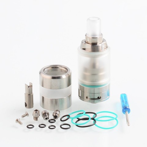 Buy Online Ka V8 Nano Rta 22mm 2 8ml Rebuildable Tank Atomizer 316 Stainless Steel E Cigarette Rta Vapozier Tank With Extra Tube Alitools