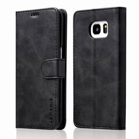 For Samsung Galaxy S7 Edge Case Leather Flip Cover Samsung S7 Edge Case Luxury Wallet Magnetic Book Mobile Cover For Samsung S 7 ► Photo 1/6