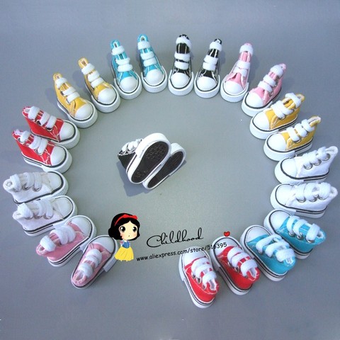 3.5cm x 2cm x 3cm Doll Shoes for Blythe Licca Jb Doll Mini Shoes for Russian Doll 1/6 BJD Sneakers Shoes Boots ► Photo 1/6