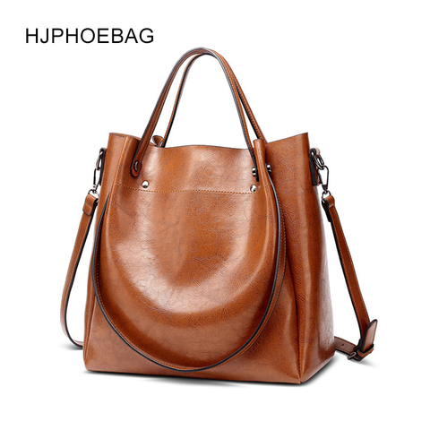 HJPHOEBAG women's bag designer fashion pu leather large size ladies Messenger bag high quality large capacity shoulder bag YC023 ► Photo 1/6