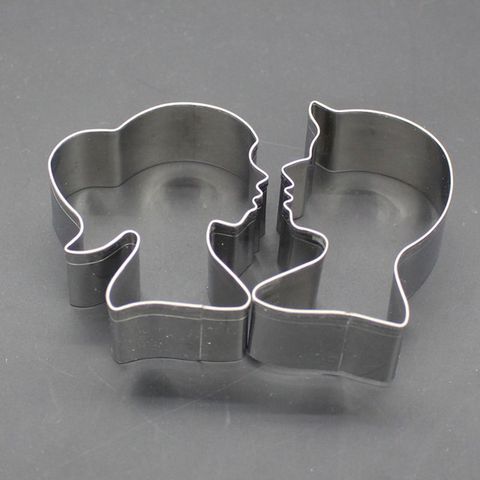 2PC 3D Cookie Cutter Lovers Shape cake decorating tool Baking Molds for Wedding Pastry Fondant Cake Biscuit Mold Drop Shipping ► Photo 1/4