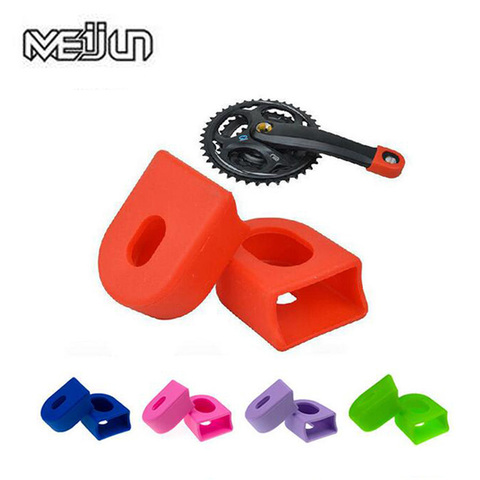 MEIJUN Bicycle Crankset Crank Protective Sleeve Protector Mountain Road Bike Arm Boots Fixed Gear Bicycle Crank Protective Cover ► Photo 1/6