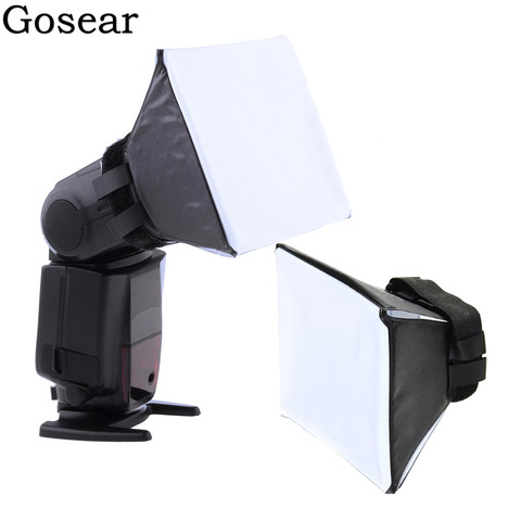 Gosear Universal Photo Flash Diffuser Light Diffuser Soft Box Difusor Flash for Canon Nikon Sony Camera Flash Softbox ► Photo 1/6