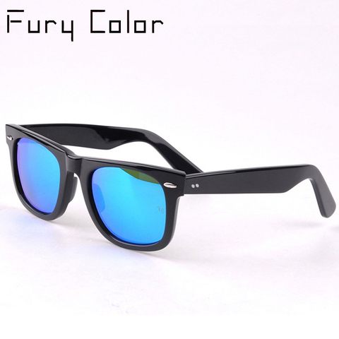 Black frame UV400 Retro Men's Sunglasses Women Men Acetate Sun glasses Womens Luxury Brand Rivet Designer Goggles Female ► Photo 1/6