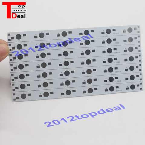 50pcs 140mm x 16MM Aluminium PCB Circuit Board for 6 x 1w,3w,5w LED in Series ► Photo 1/3