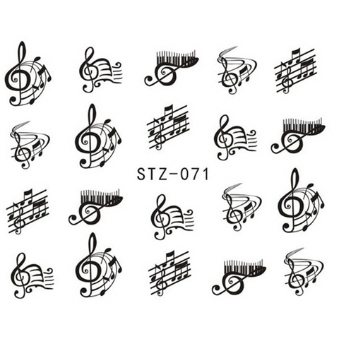 37 Styles Drawing Pattern Nail Stickers Waterproof Nail Art Design DIY  Decals