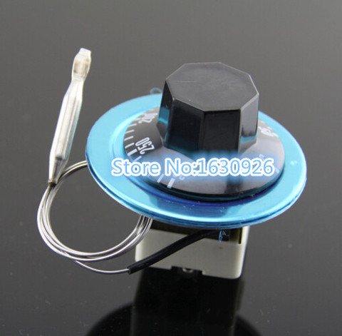 1pcs 60-200 Celsius Degree Adjustable Temperature Controller Capillary Thermostat Switch ► Photo 1/2