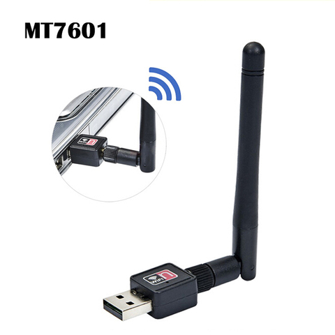 TEROW Wireless WiFi Network Card 150M USB 2.0 802.11 b/g/n LAN Antenna Adapter with Antenna for Laptop PC Mini Wi-fi Dongle ► Photo 1/6