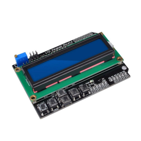 LCD1602 character input/output expansion boards LCD Keypad Shield LCD/1602 LCD-1602 ► Photo 1/2