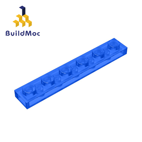 BuildMOC Compatible Assembles Particles Plate 3666 1x6 For Building Blocks Parts DIY LOGO Educationa ► Photo 1/5