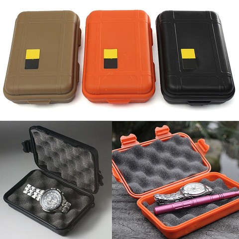 New Large/Small Size Outdoor Shockproof Waterproof Airtight Survival Case Container Storage Carry Box 1PC ► Photo 1/1