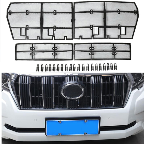 Car Accessories Insect Screening Mesh Front Grille Insert For Toyota Land Cruiser Prado 150 2010-2016 2017 2022 J150 LC150 FJ150 ► Photo 1/6