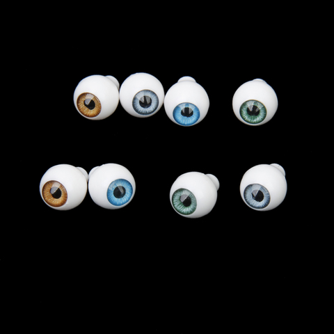 8Pieces 10mm Round Plastic Acrylic Doll Eyes Eyeballs For Doll Bear Parts DIY Accessories ► Photo 1/6