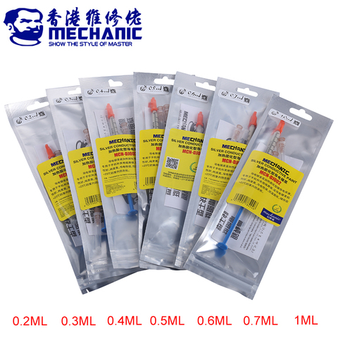 0.2ML 0.25ML 0.3ML 0.5ML Silver Conductive Glue Wire Electrically