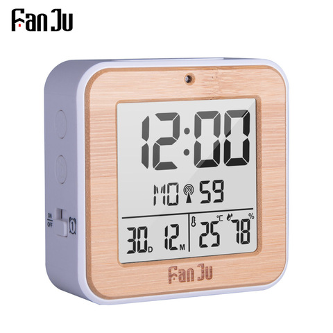 FanJu FJ3533 Thermometer Hygrometer Digital Alarm Clock Electronic Weather Station Temperature Humidity Meter Desk Table Clocks ► Photo 1/1