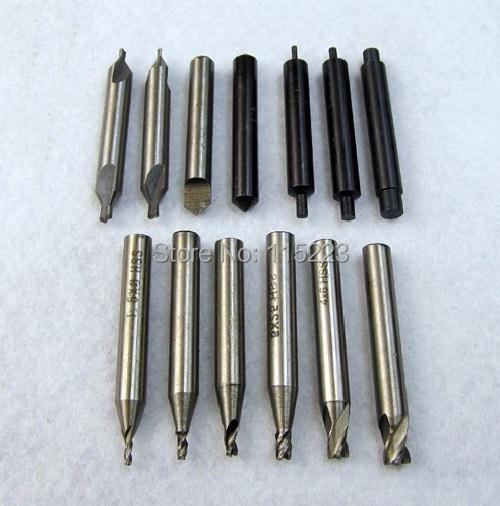 Full Set End Milling Cutter  17 Pieces/Lot for All Vertical Key Copy Duplicating 7445006488484 